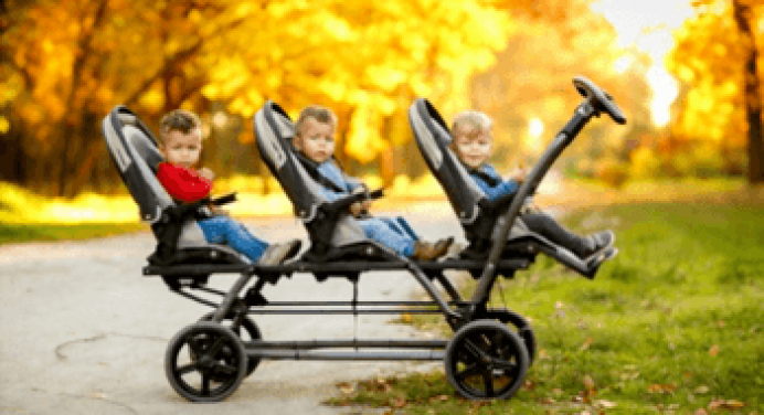 triple tandem stroller