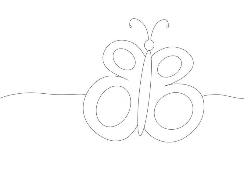Butterfly Circle Art