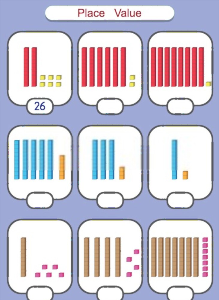 Turn Paint Samples into Place Value Sliders