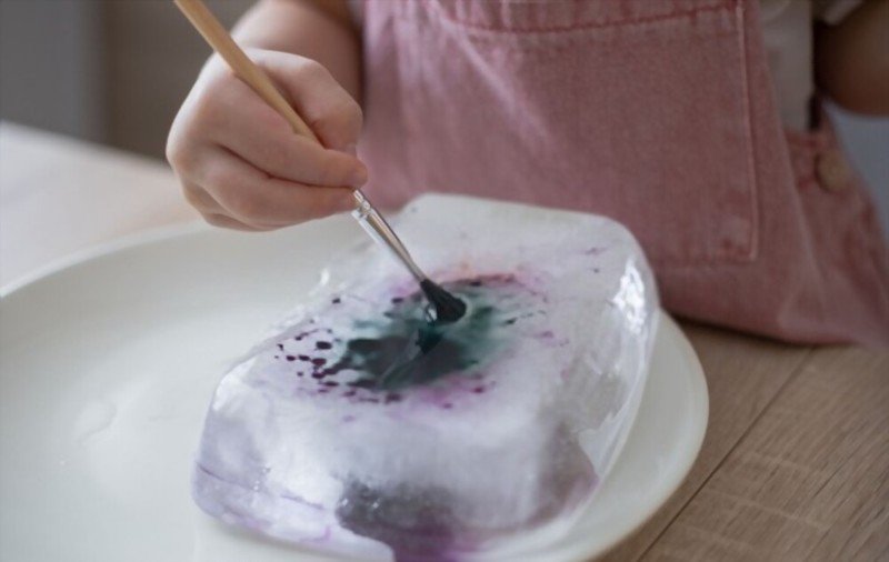 Ice Cube Painting
