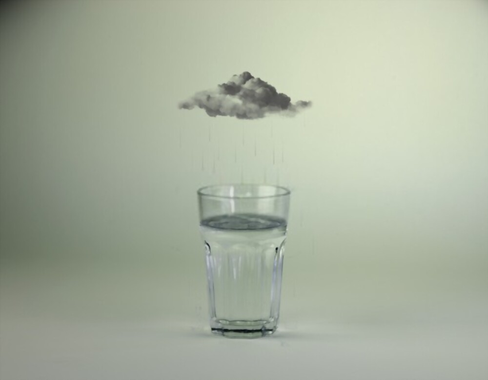 Create a Rainstorm in a Glass