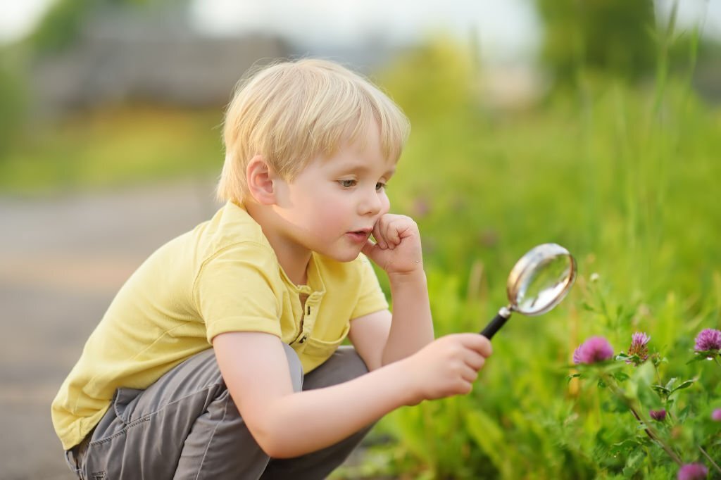  Explore up Close with a Magnifying Glass