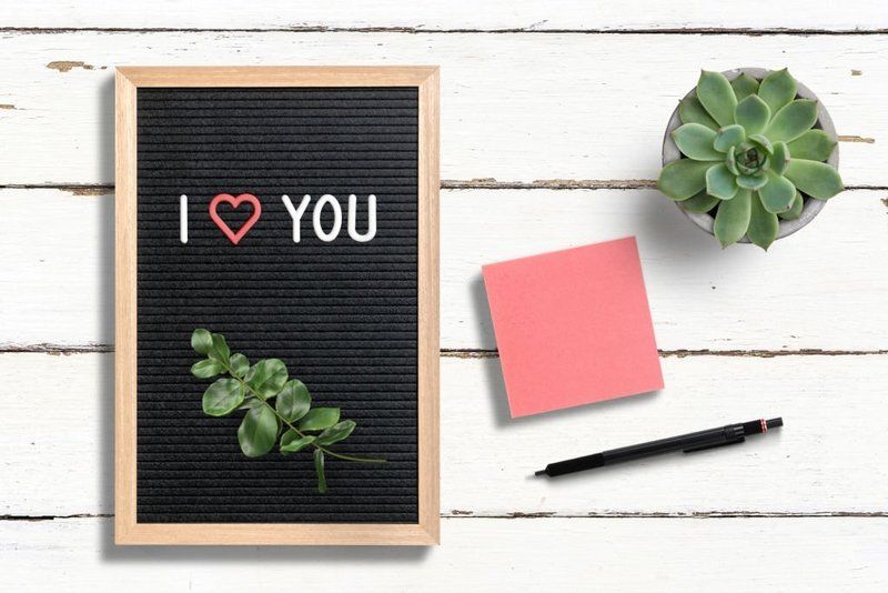 Love Letter Bulletin Board