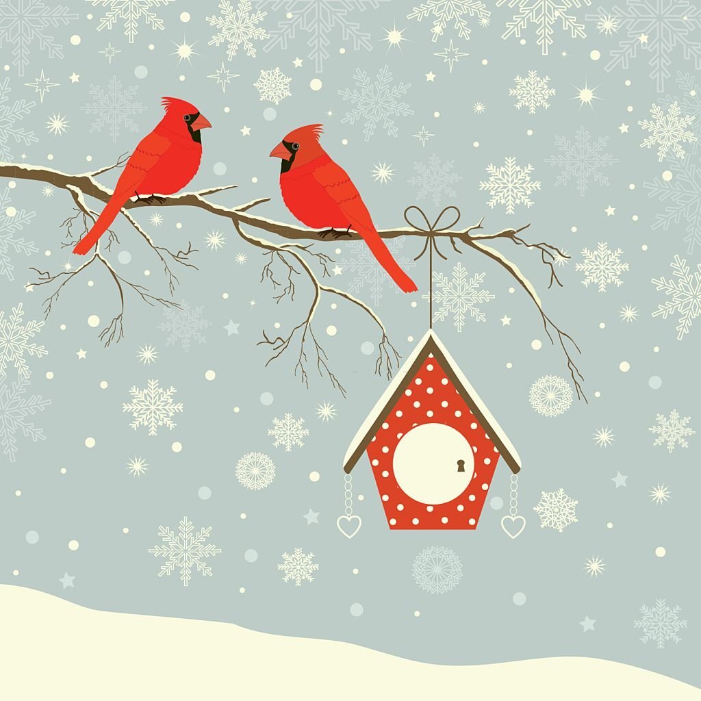 Cut out Cute Cardinals