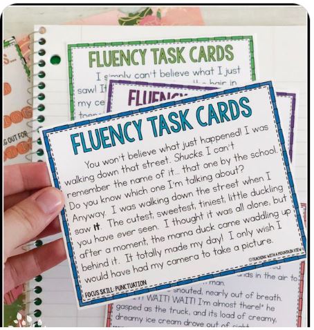 fluency homework 3rd grade